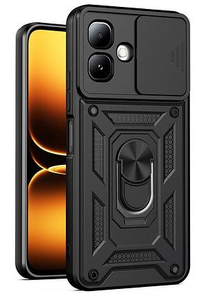 Чохол fiji camera defence для infinix smart 20 (x6840b) бампер із захистом камери та підставкою black
