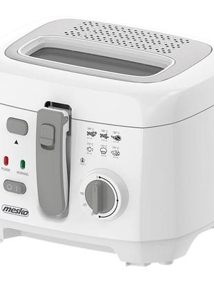 Фритюрница mesko ms 4908 g электрическая 1800 вт 2,5 л
