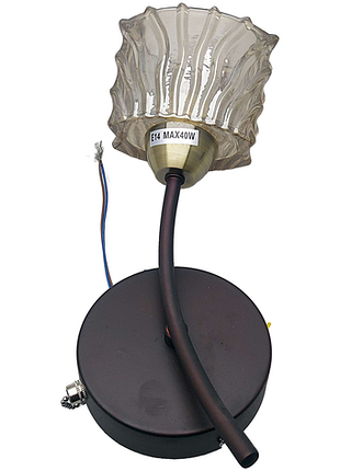 Бра настенный светильник б/у brille br-593w/1 e14 bz+w