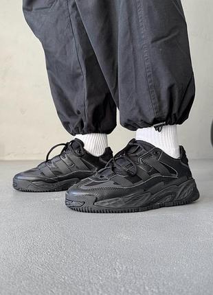 Adidas niteball black | чорні кросівки | 38–39