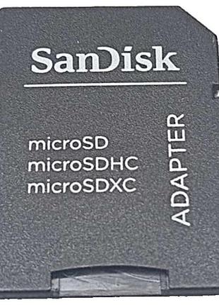Карта флэш памяти б/у microsd-sd adapter