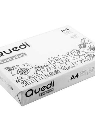 Папір офісний 80г/м2 500арк. а4 quedi everyday тм everyday 7копійок