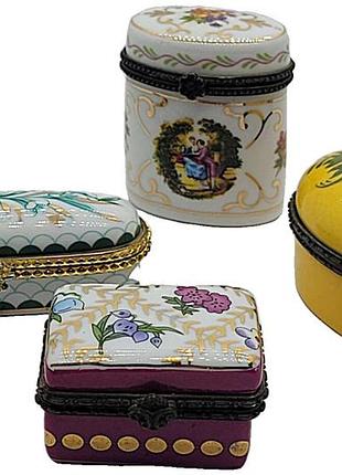 Б/у набір шкатулок porcelain art