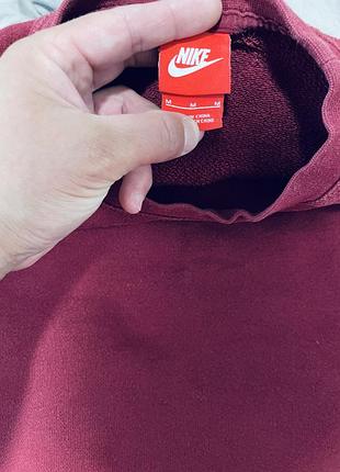 Свитшот бордовий nike 2