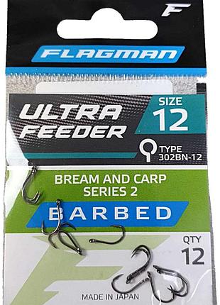 Б/у крючки flagman ultra feeder bream and carp series 2 №12