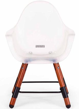 Стул для кормления childhome evolu 2 с бампером - nut/frosted (chevochfr) 2