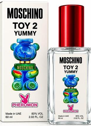 Женские духи с феромонами 60 мл - аромат в стиле moschino toy 2 yummy, мандарин, бергамот, жасмин, мускус
