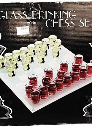 Настільна гра б/у glass chess drinking game