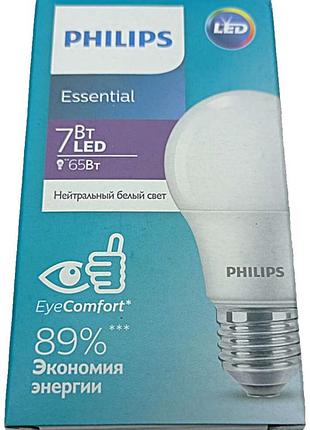 Б/у philips a60 e27/8w/230v 4000k