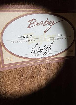 Акустическая гитара б/у taylor baby bt1 8
