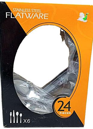 Б/у flatware 24 piece set bc-50 набір столового приладдя 24 предмети