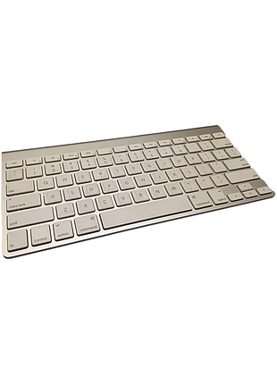 Клавиатура компьютерная б/у apple a1314 wireless keyboard white bluetooth