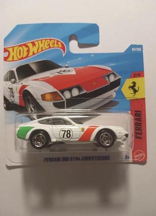 Hot wheels ferrari 365 gtb4 competizione колекційна машинка