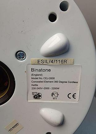 Електрочайник термопот б/у binatone cej 3500 9