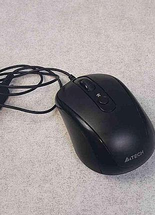Мышь компьютерная б/у a4tech n-250x black usb 3