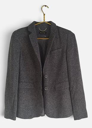 Твідовий піджак massimo dutti 36/s, стан ідеал, вовна+шовк