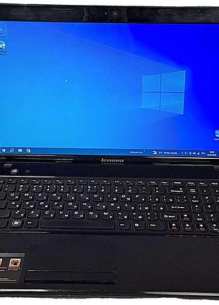 Ноутбук б/у lenovo g585 (e1-1200 1400 mhz/15.6"/1366x768/ram 4gb/hdd 500gb/dvd-rw/amd radeon hd 7310m/wi-fi)