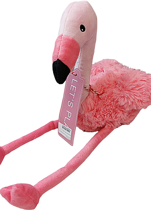 Б/у blokker let's play knuffel flamingo - 27 cm