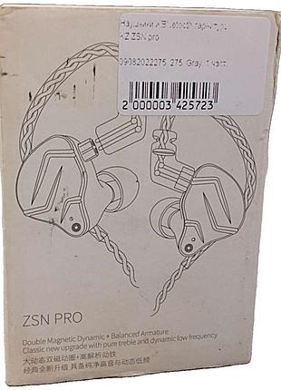 Наушники bluetooth-гарнитура б/у kz zsn pro