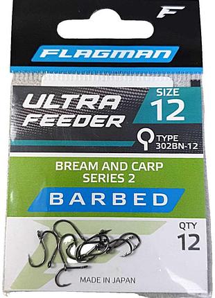 Б/у крючки flagman ultra feeder bream and carp series 2 №12