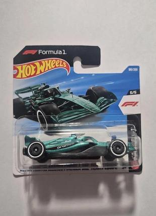 Колекційна машинка hot wheels formula 1 aston martin aramco