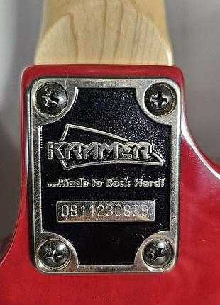 Электрогитара бас-гитара б/у kramer striker s-424cr 8