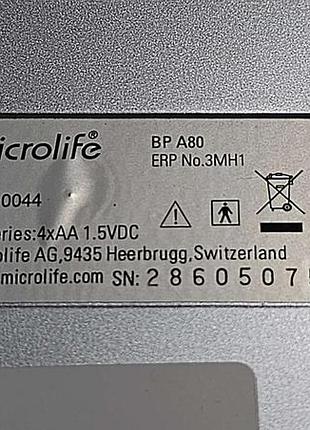 Тонометр б/у microlife bp a80 7