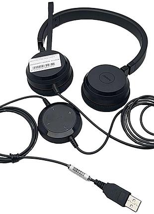 Наушники bluetooth-гарнитура б/у jabra evolve 20 ms stereo hsc016