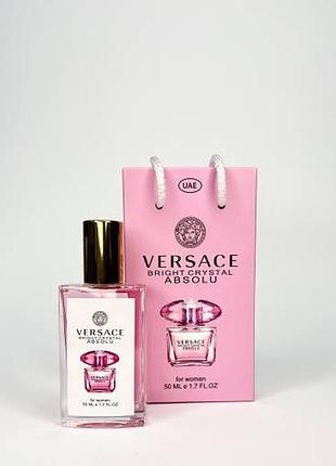 Мини-парфюм versace bright crystal absolu 50 мл (версаче брайт кристал абсолю)