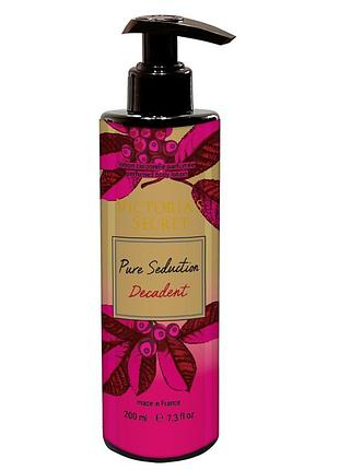 Парфюмированный лосьон для тела victorias secret pure seduction decadent brand collection 200 мл