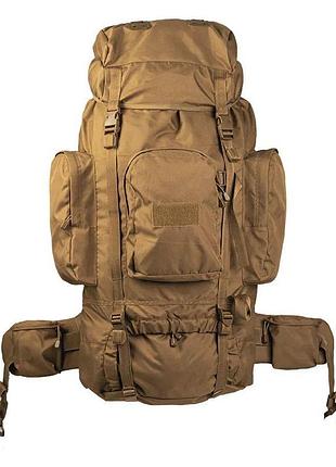 Тактичний рюкзак великий для військових міл тек mil-tec 88l койот