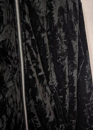 Мужской велюровый бомбер asos, oversize 7