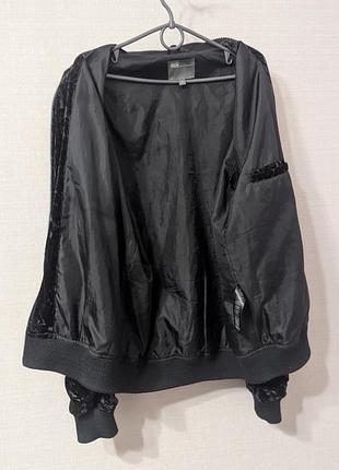 Мужской велюровый бомбер asos, oversize 5