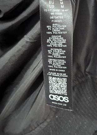 Мужской велюровый бомбер asos, oversize 4