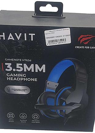 Наушники bluetooth-гарнитура б/у havit hv-h763d