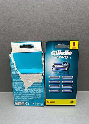 Б/у gillette mach3 8шт 2