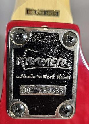 Электрогитара бас-гитара б/у kramer striker s-424cr 8