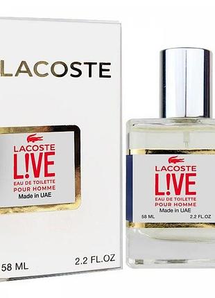 Lacoste live lacoste perfume newly мужской 58 мл