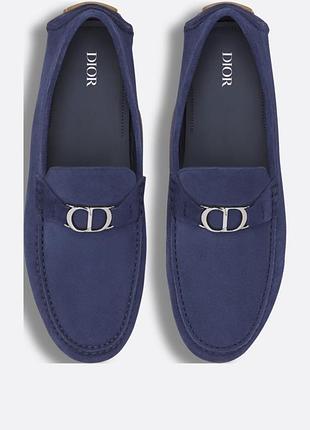 Кеди чоловічі dior сині замшеві