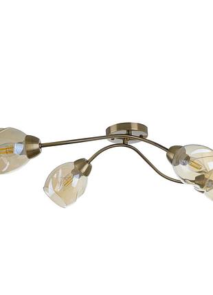 Люстра потолочная классическая e27 60w ab (lk-684c/4) brille 24-359