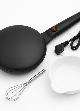 Блинница электрическая crepe maker black lu-38