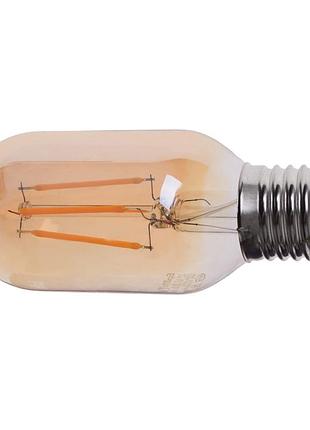Лампа світлодіодна led 6w e27 cog ww t45 amber 220v