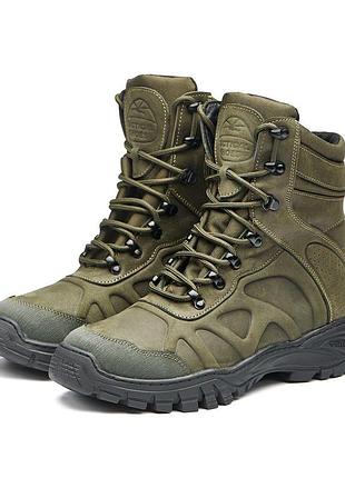 Тактические берцы зимние для военных на мембране gore-tex +5 -15 олива