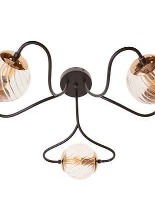 Люстра стельова в спальню е14 40w g (bl-801s/3)