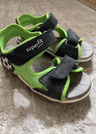 Superfit босоніжки сандалі дитячі для хлопчика 26 розмір 17 см