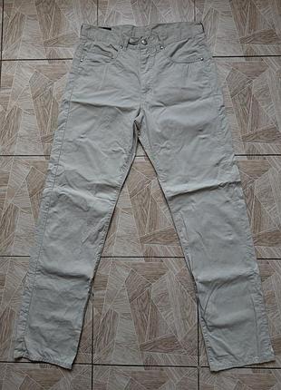 Штаны vintage yves saint laurent pour homme beige cotton chino pants w34 italy luxury