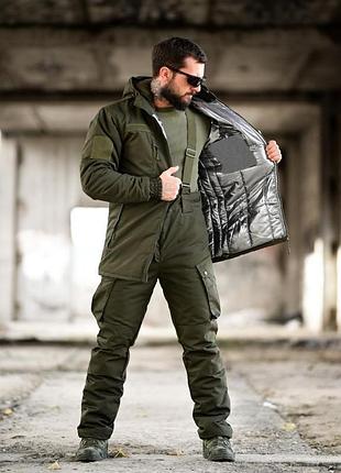 Зимовий тактичний костюм northern олива вт3756