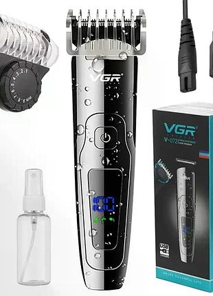 Машинка для стрижки vgr v-072 • аккумуляторная машинка vgr v-072 для стрижки волос и ухода за бородой с профессиональным дизайном