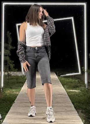 Джинсовв бриджі від zara