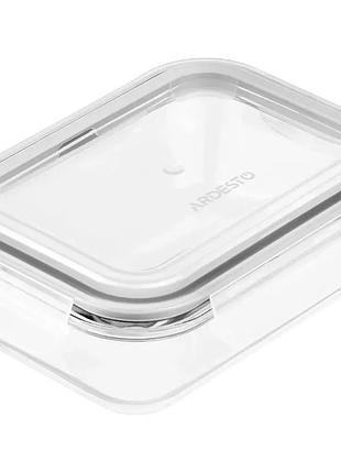 Контейнер пищевой с крышкой прямоугольный ardesto gemini ar1260brc 600 мл 5149360